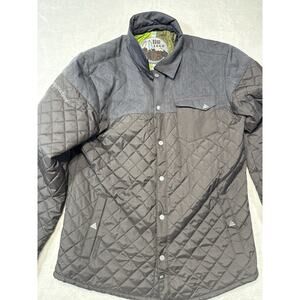 Ini Coop Black/Gray Quilted Jacket-Vintage Discontinued Street/Ski Hybrid Sz XL